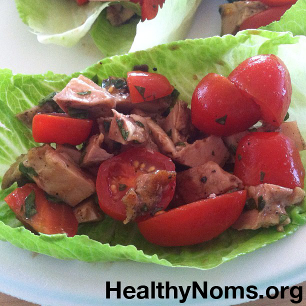 Chicken Thigh Tomato Salad